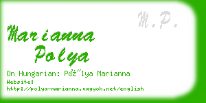 marianna polya business card